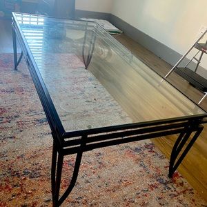 Set of Glass Coffee And Side Table